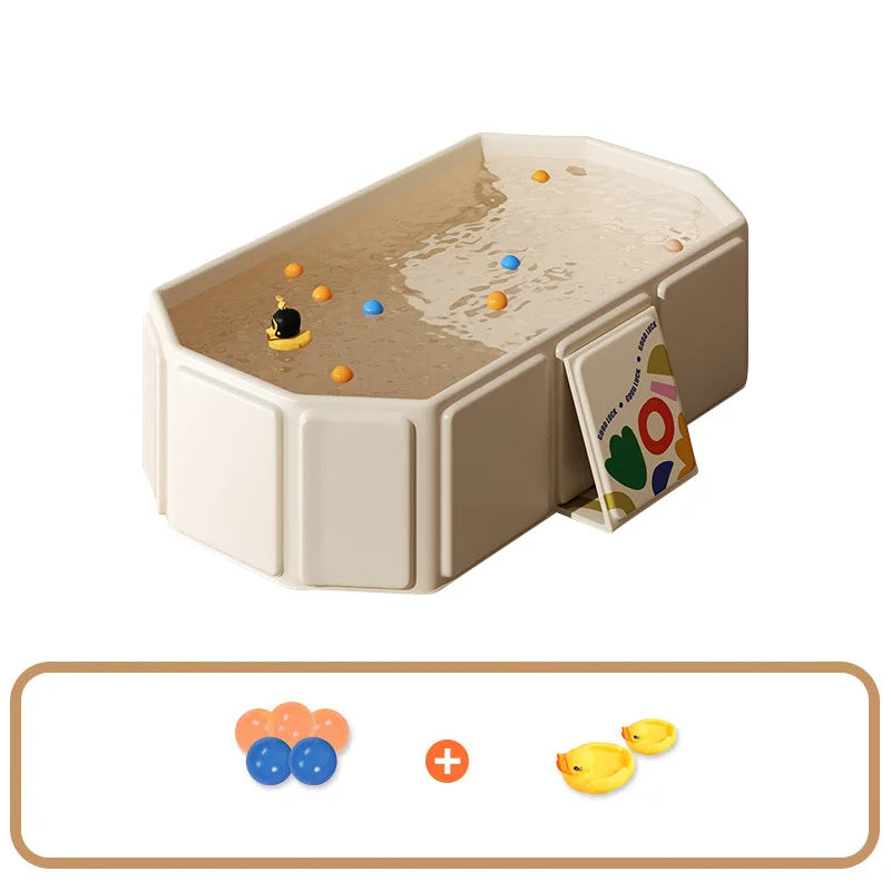 Folding Baby Bath Tub Keep Warm Portable Newborn Bathtub with Free Toys Baby Care Infant Bath Products Baby Shower
