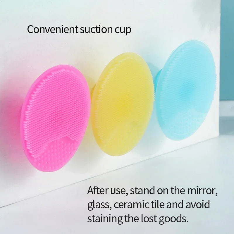 Silicone Shampoo Brush for Baby Infant Bathing Soft Silicone Boys Kids Shower Brush Head Hair Washing Massage Brushes