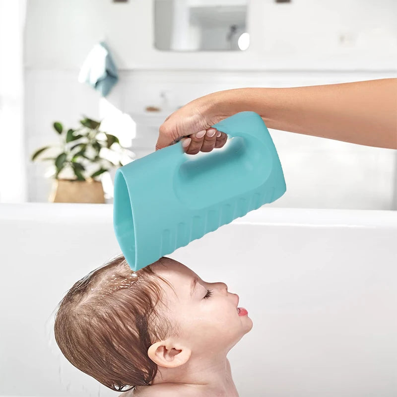 Baby Shampoo Cup Eva Soft Material  Child Washing Hair Cup Kids Bath Tool Multifunctional Bathroom Products