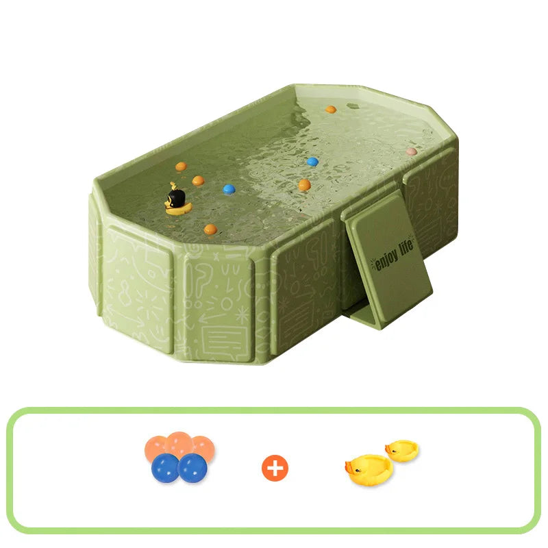 Folding Baby Bath Tub Keep Warm Portable Newborn Bathtub with Free Toys Baby Care Infant Bath Products Baby Shower