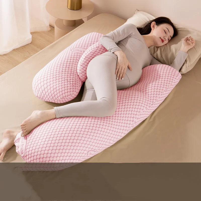Maternity Lumbar Pillow Side Lying Pillow Side Sleeping Pillow Pregnancy Belly Pillow Pregnancy Summer Pillow Cushion