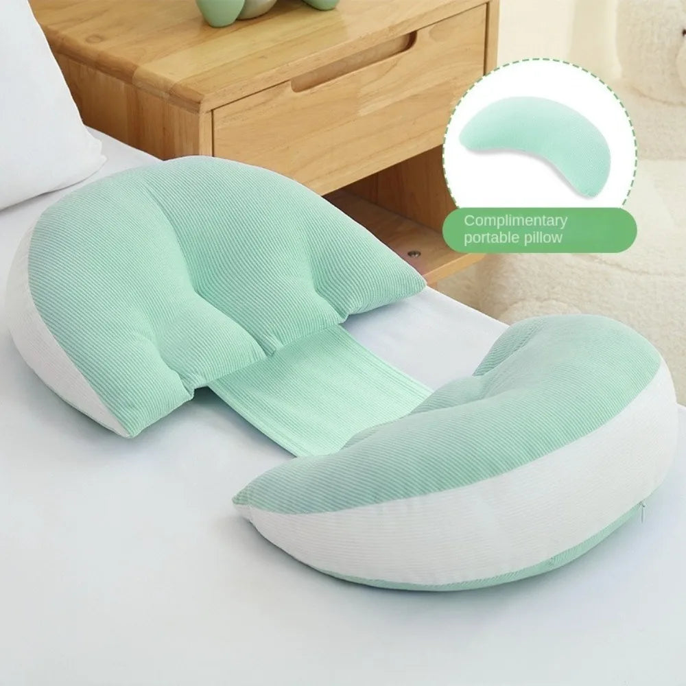 Pregnant Women's Waist Pillow Soft Comfort Maternity Pillow U Shaped Abdominal Support Pregnancy Cushion Sleeping Pillow