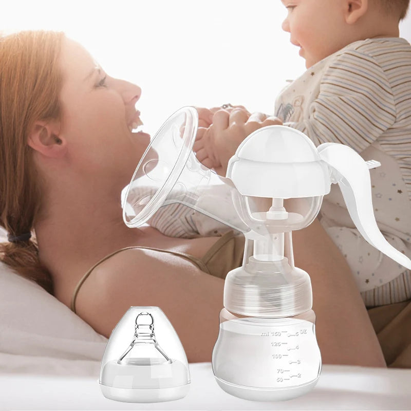 Breast Pump Baby Nipple Manual Suction Milk Pump Feeding Breasts Pumps Milk Bottle Sucking Postpartum Supplies