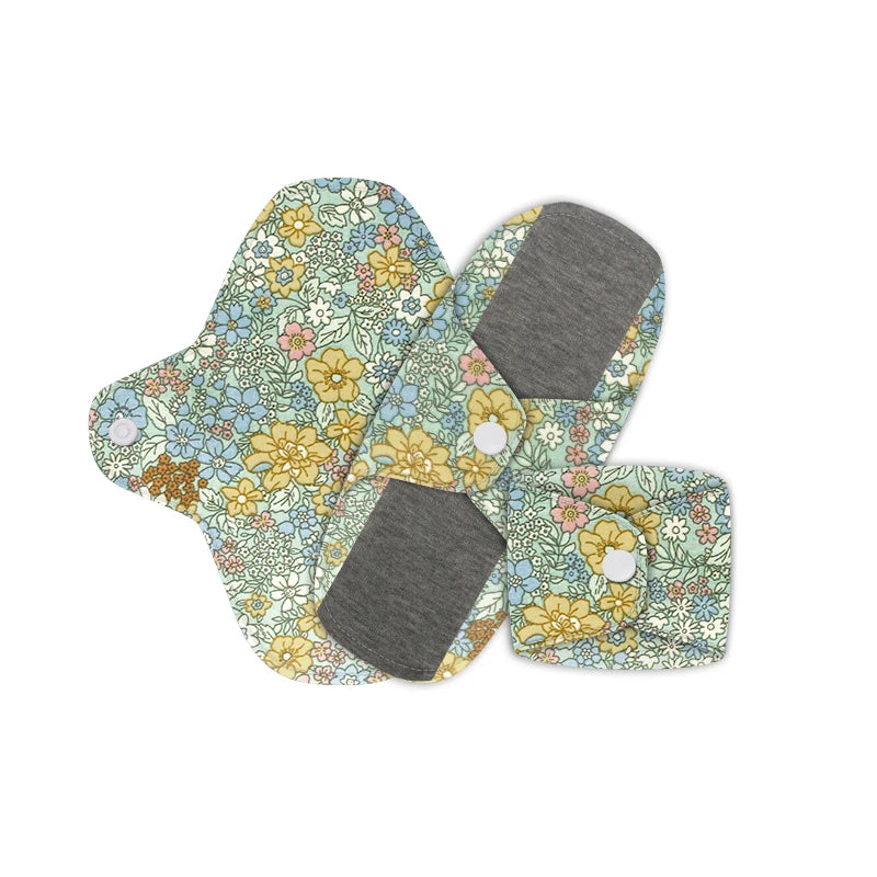 Babyshow 3pcs Menstrual Postpartum Reusable Panty Liner Graphene Daily Pads Period Relief Women Care Reusable