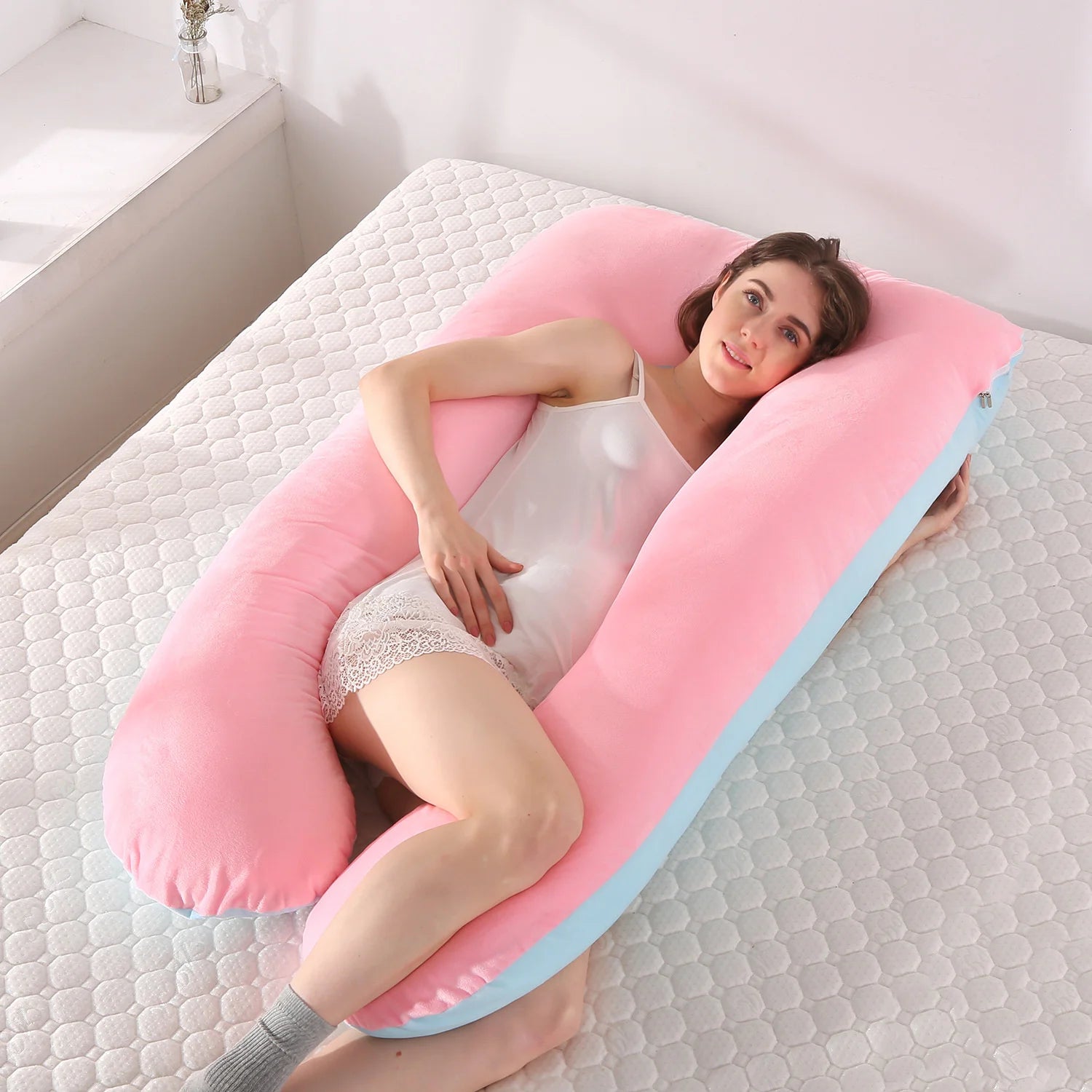 Pregnant Pillow Pregnancy Comfortable Cotton U Shape Maternity Pillow Pregnancy Sleeping Body Pillow For Pregnant