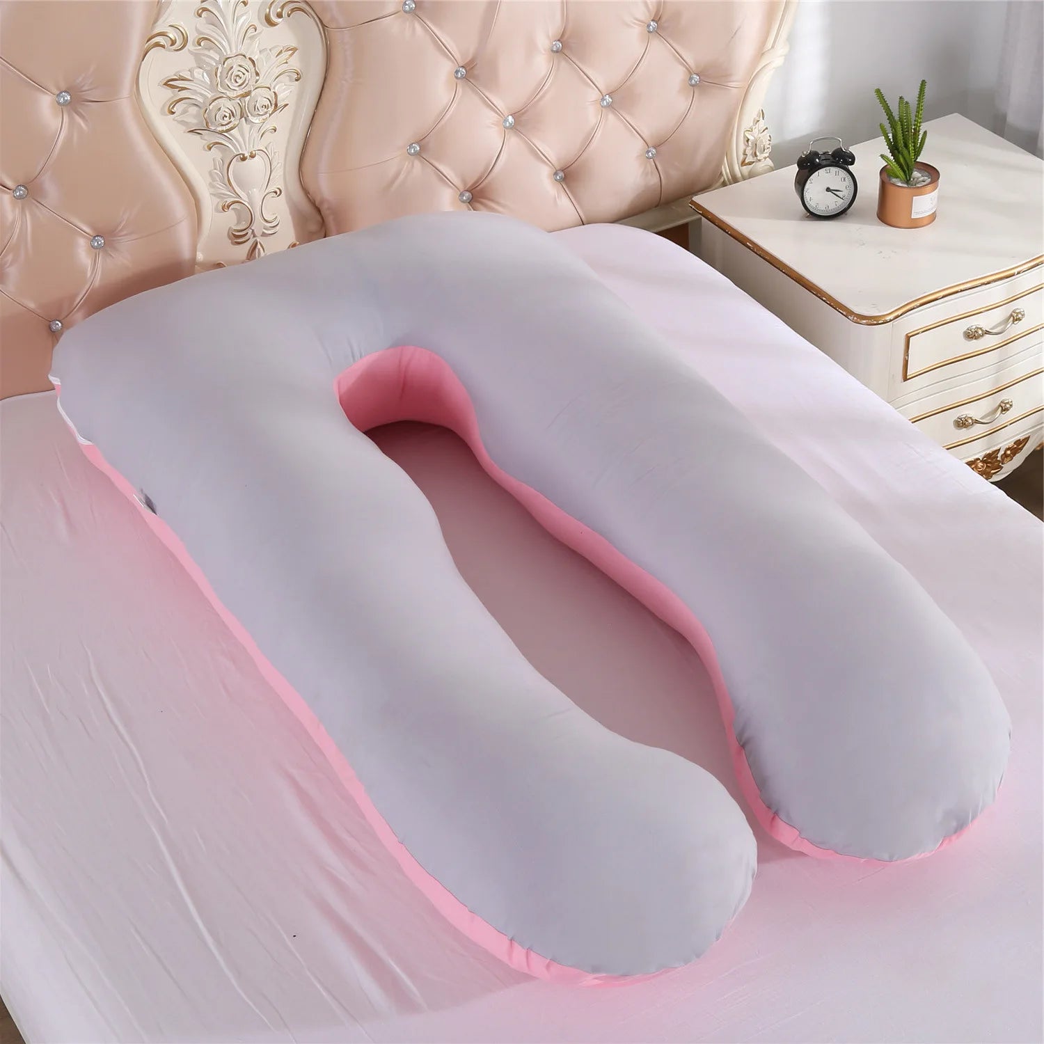 Multifunctional Pregnant Women's Pillow Side Lying Pillow Pure Cotton Detachable and Washable U-shaped Napping Pillow