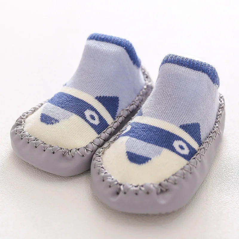 Baby Socks Slippers With Rubber Soles Girl Boy Infant Newborn Children Floor Socks Shoes Anti Slip Soft Sole Toddlers