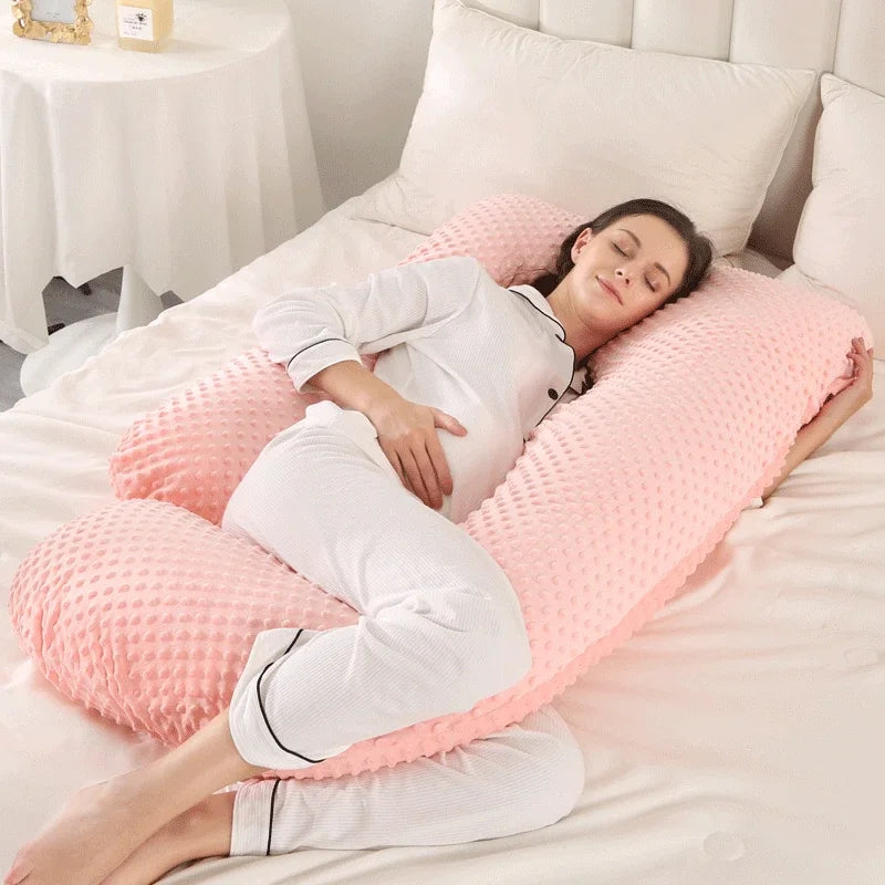 Crystal Velvet Pregnant Women's Pillow Manufacturer Wholesale Side Lying Waist Protection, Abdominal Support, Pillow