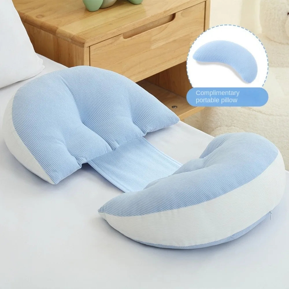 Pregnant Women's Waist Pillow Soft Comfort Maternity Pillow U Shaped Abdominal Support Pregnancy Cushion Sleeping Pillow