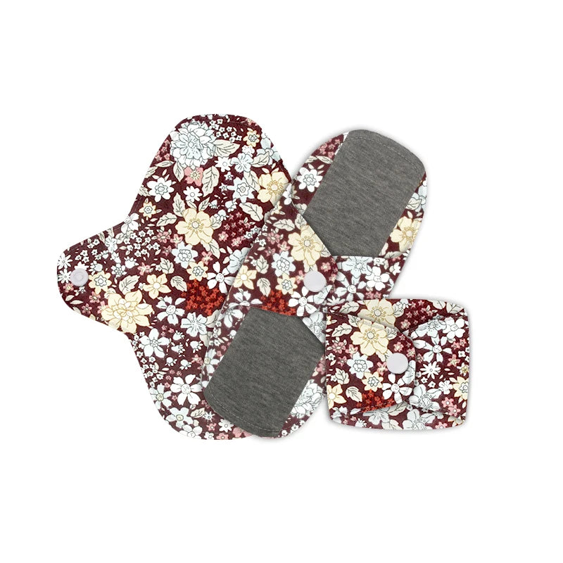 Babyshow 3pcs Menstrual Postpartum Reusable Panty Liner Graphene Daily Pads Period Relief Women Care Reusable