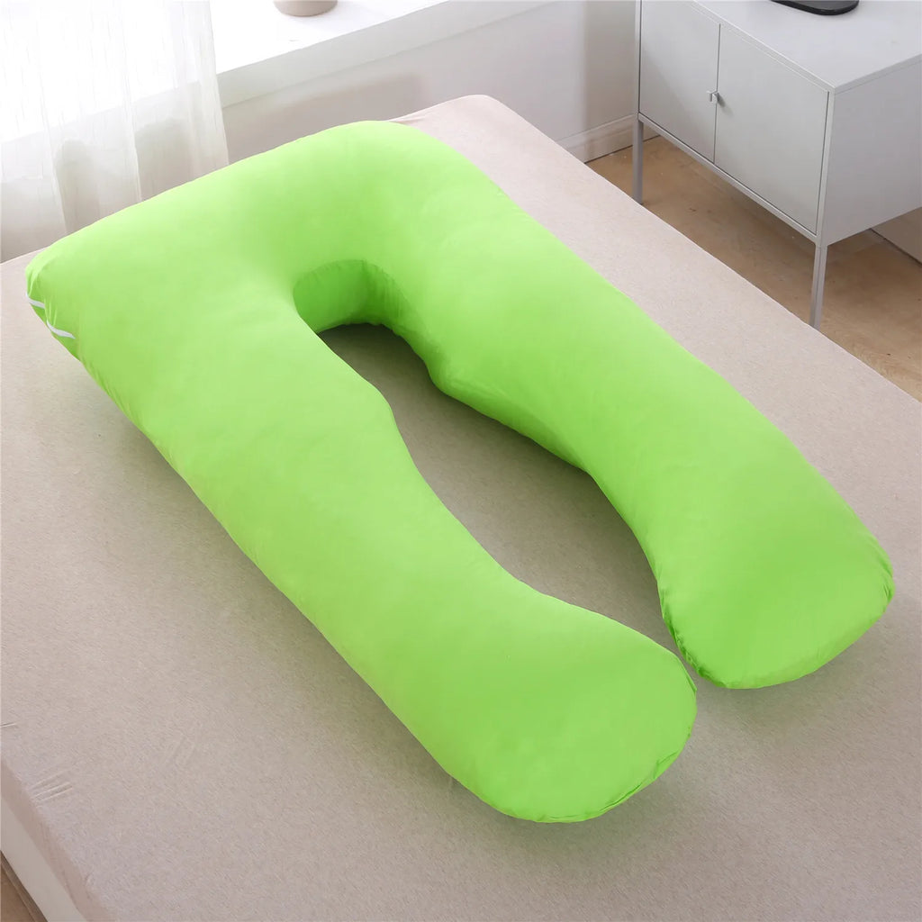 Multifunctional Pregnant Women's Pillow Side Lying Pillow Pure Cotton Detachable and Washable U-shaped Napping Pillow