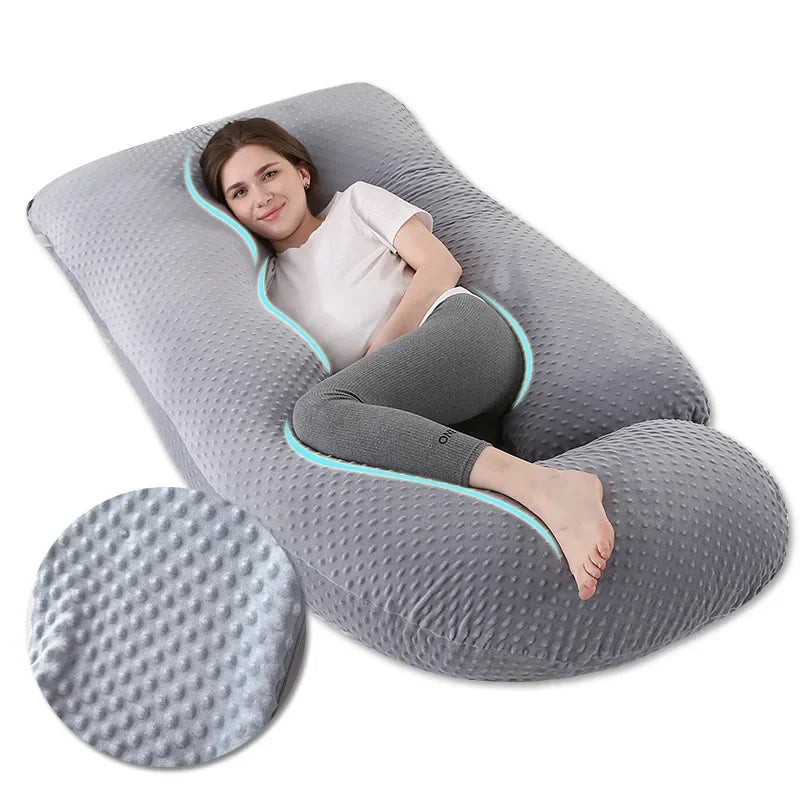 Crystal Velvet Pregnant Women's Pillow Manufacturer Wholesale Side Lying Waist Protection, Abdominal Support, Pillow