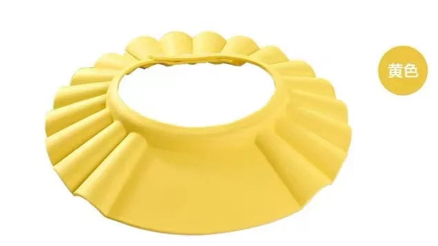 Baby Shower Soft Cap Adjustable Hair Wash Hat for Kids Ear Protection Safe Children Shampoo Bathing Shower Protect
