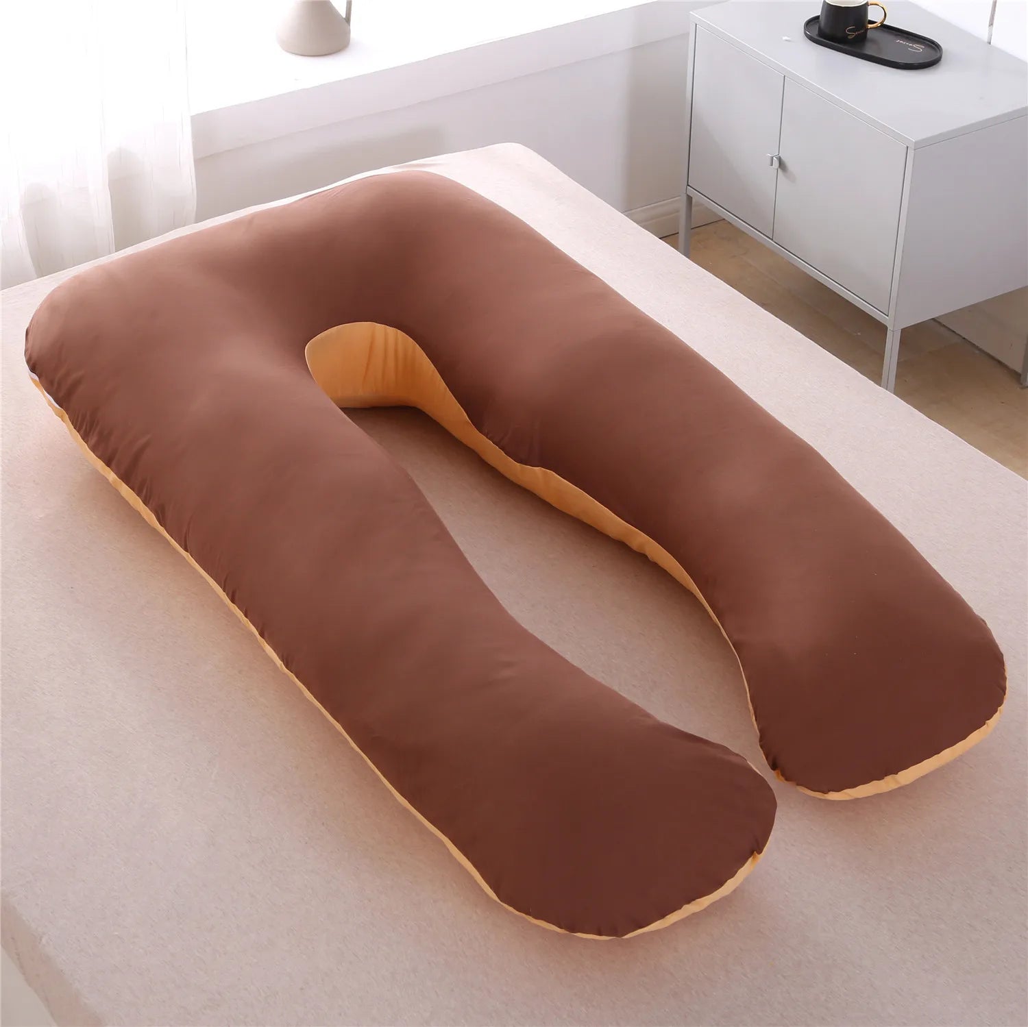 Multifunctional Pregnant Women's Pillow Side Lying Pillow Pure Cotton Detachable and Washable U-shaped Napping Pillow