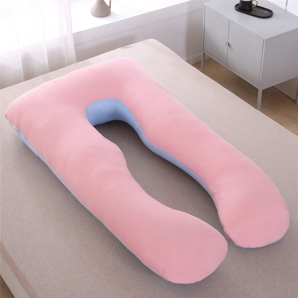 Multifunctional Pregnant Women's Pillow Side Lying Pillow Pure Cotton Detachable and Washable U-shaped Napping Pillow
