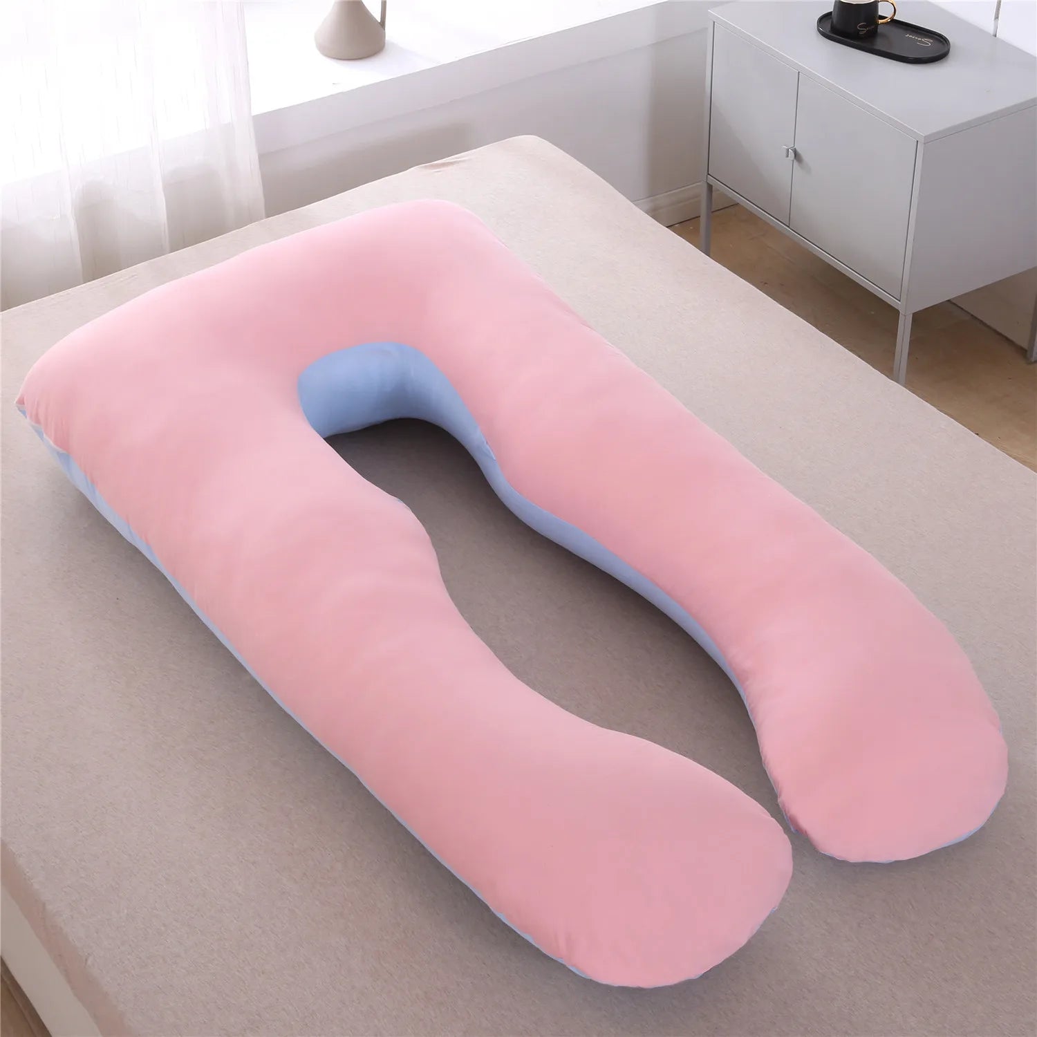 Multifunctional Pregnant Women's Pillow Side Lying Pillow Pure Cotton Detachable and Washable U-shaped Napping Pillow