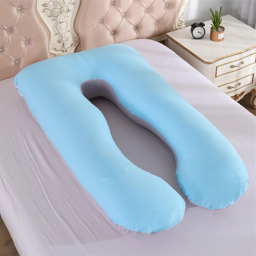 Multifunctional Pregnant Women's Pillow Side Lying Pillow Pure Cotton Detachable and Washable U-shaped Napping Pillow