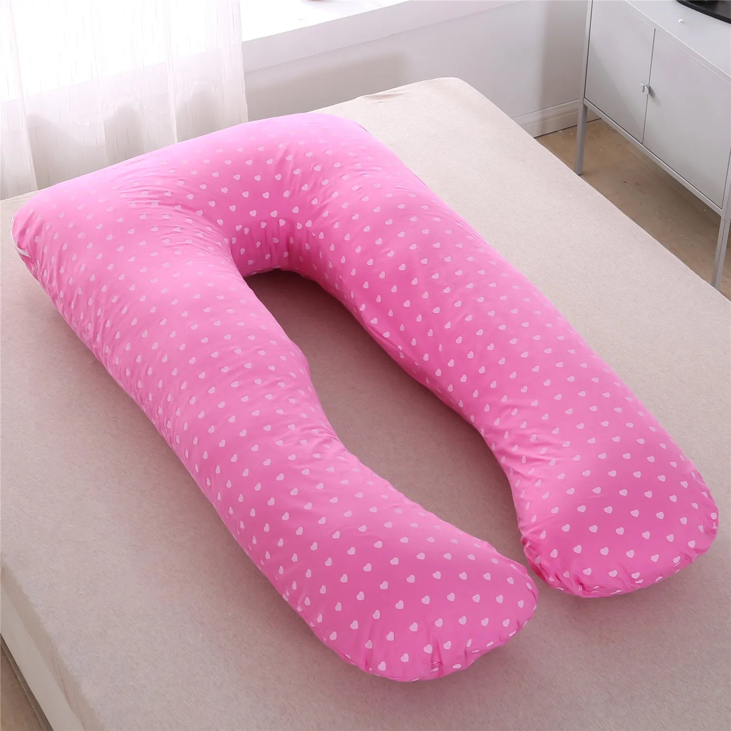 Multifunctional Pregnant Women's Pillow Side Lying Pillow Pure Cotton Detachable and Washable U-shaped Napping Pillow
