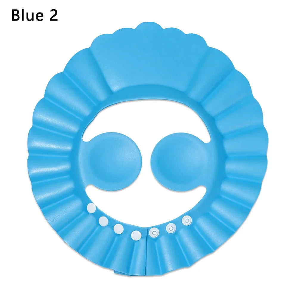 1PC Adjustable Baby Shower Caps Kids Shampoo Hat Bath Shield Waterproof Ear Eye Protection Visor Portable Child Wash Hair