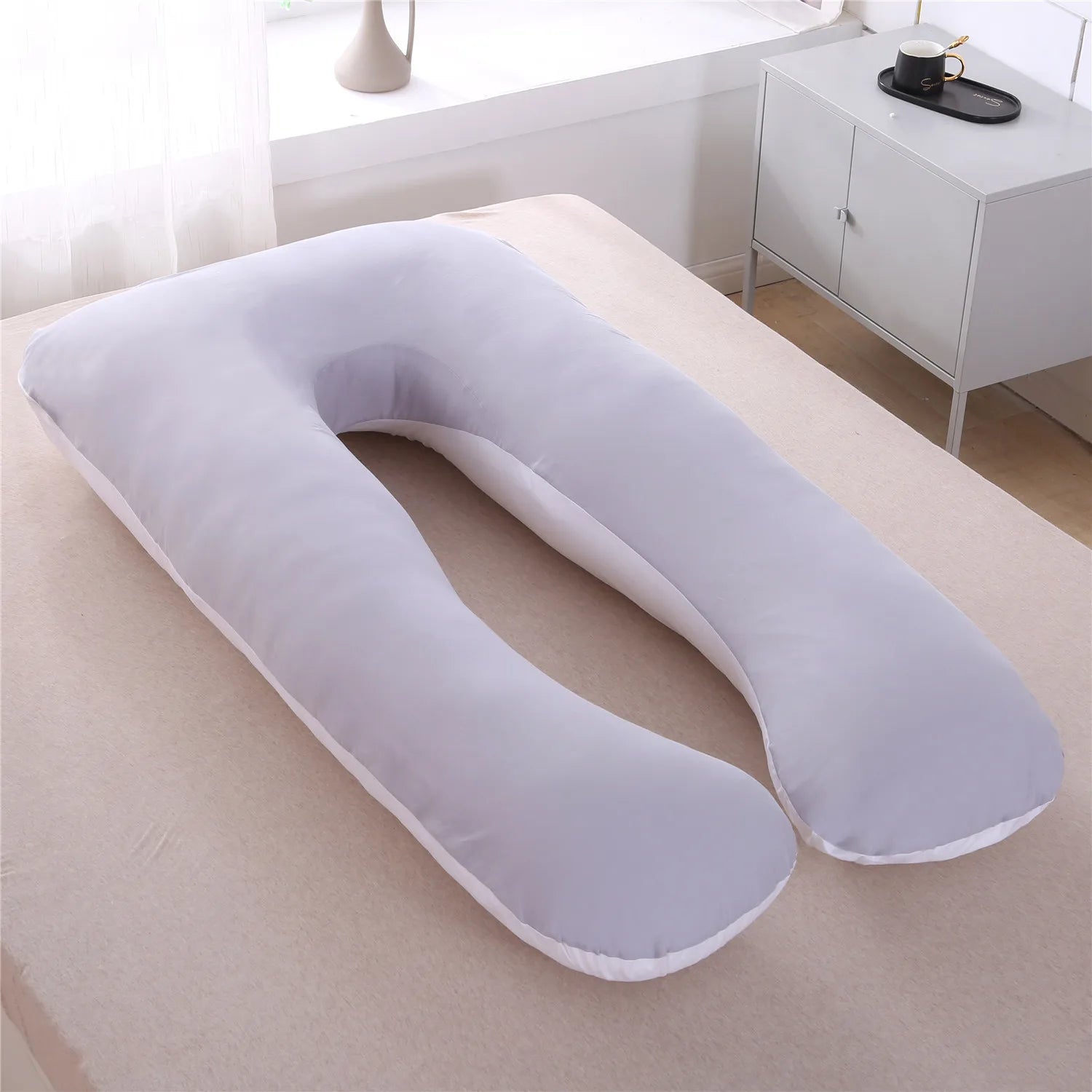 Multifunctional Pregnant Women's Pillow Side Lying Pillow Pure Cotton Detachable and Washable U-shaped Napping Pillow