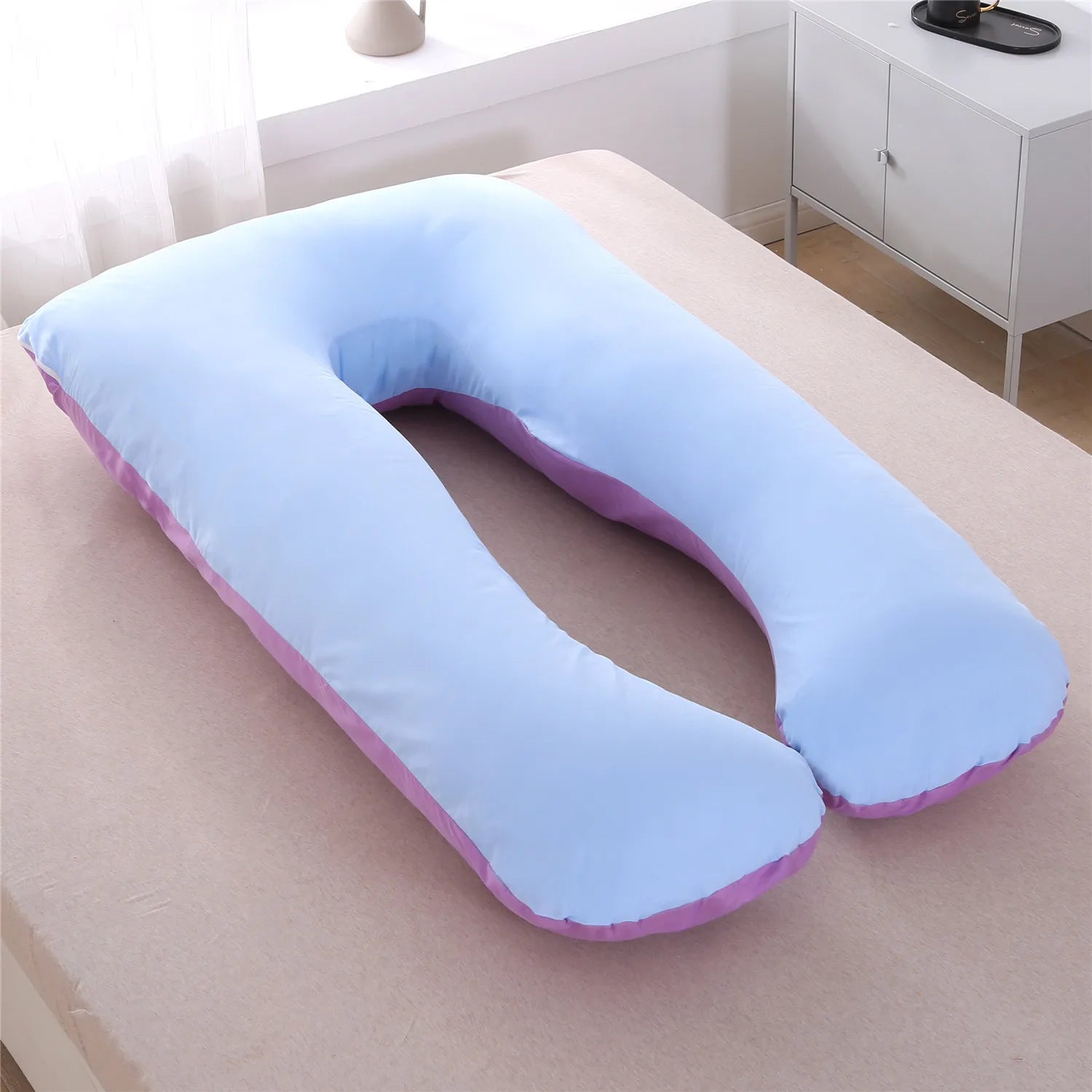 Multifunctional Pregnant Women's Pillow Side Lying Pillow Pure Cotton Detachable and Washable U-shaped Napping Pillow