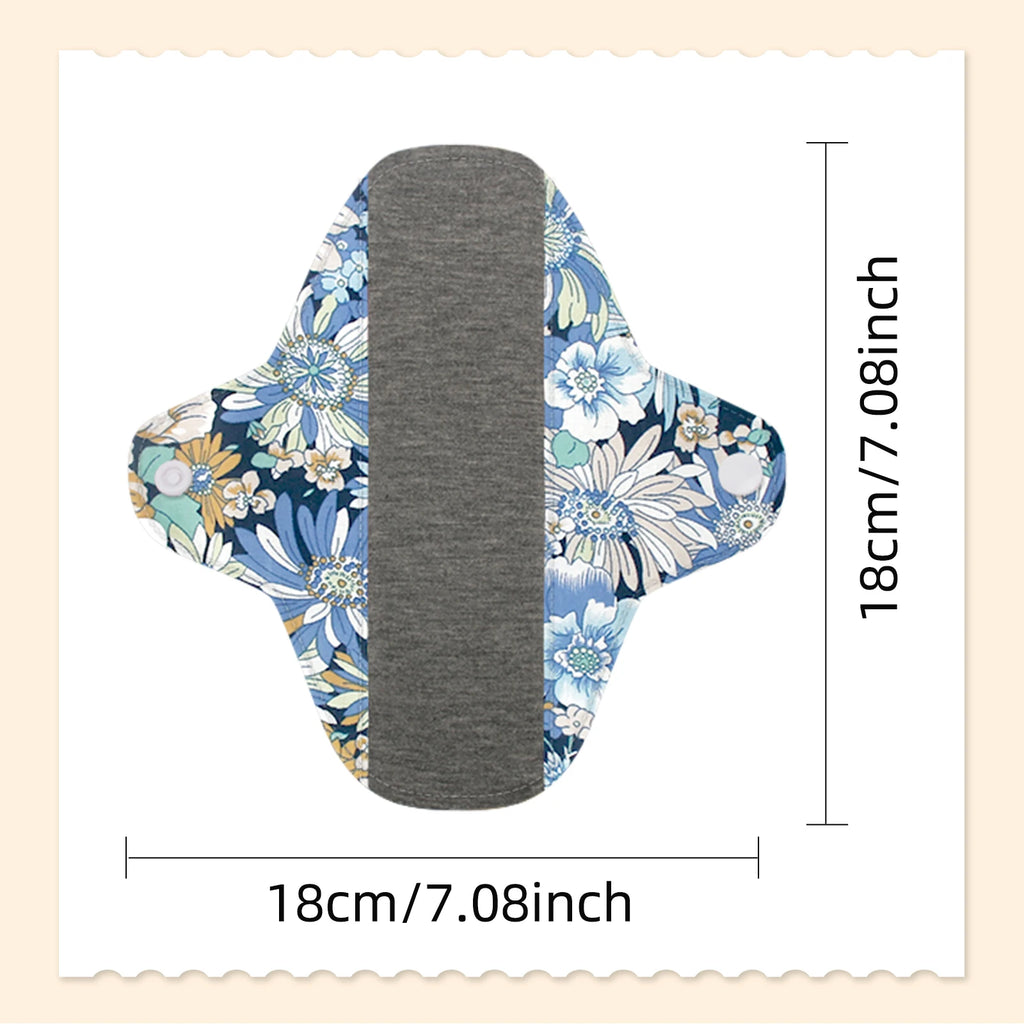Babyshow 3pcs Menstrual Postpartum Reusable Panty Liner Graphene Daily Pads Period Relief Women Care Reusable