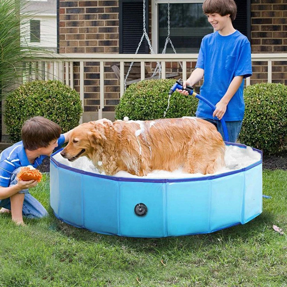 Foldable Dog Bath Plastic Children's Pool Professional Bathtub Foldable Pet Grooming Bathtub Children Baby and Toddler