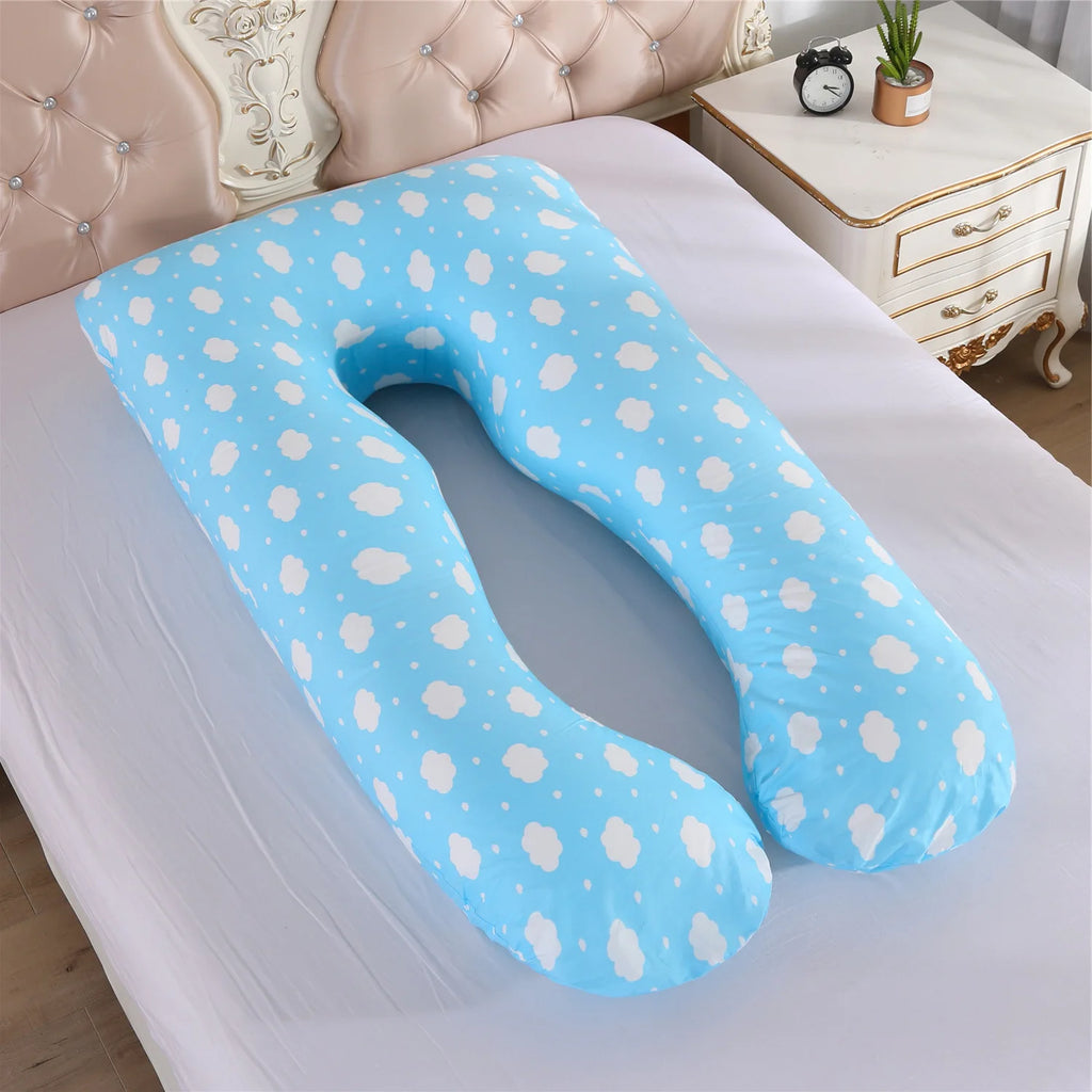 Multifunctional Pregnant Women's Pillow Side Lying Pillow Pure Cotton Detachable and Washable U-shaped Napping Pillow