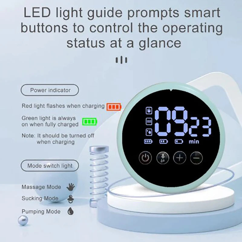New Electric Breast Pump Machine With Suction For Breast Milk Postpartum Massage Painless And Silent Breast Pump