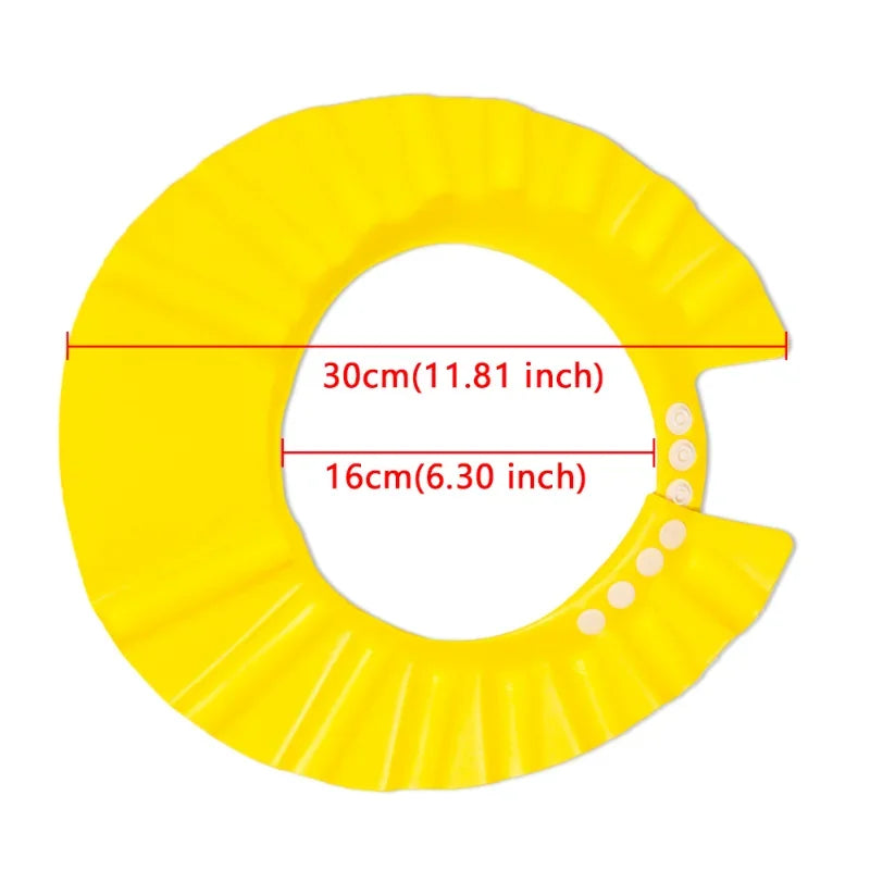 1PC Adjustable Baby Shower Caps Kids Shampoo Hat Bath Shield Waterproof Ear Eye Protection Visor Portable Child Wash Hair