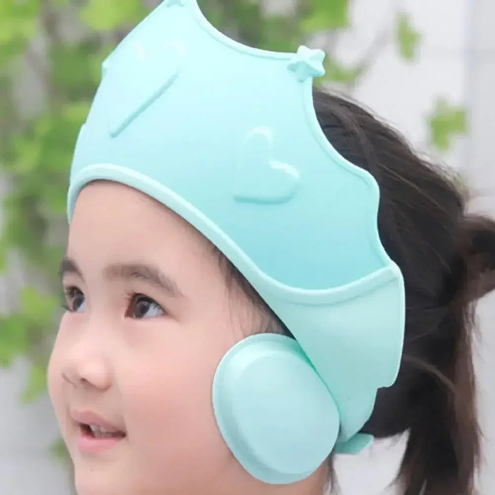 For Kids Ear Protection Safe Children Shampoo Bathing Adjustable Hair Wash Hat  Shower Protect Head Cover Baby Shower